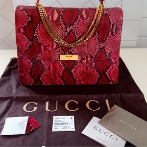 Gucci Python Handbag